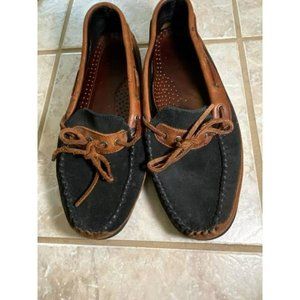 Bass suede leather shoes